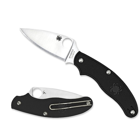 Spyderco 2024 Spyderco Uk Penknife Lightweight Black Slip Joint/Leaf Shape Plain SPY-C94PBK